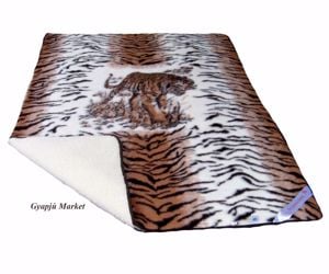 Bárány merino gyapjú takaró Tigris Mintás 140*200cm 450g m2 - kép 2