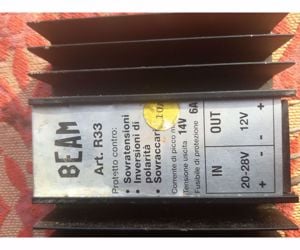 Eladó Beam converter In 20-28 V out 12 V 6 vagy 10 amper