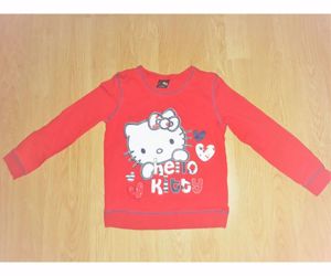 110 116 cuki Disney Sanrio Hello Kitty mintás pulóver pulcsi  - kép 2
