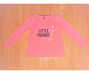 110/116 Lupilu cuki feliratos és szivecske mintás póló felső  - kép 2