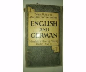 New guide to modern conversation in English and German (angol és német)