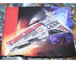 Lego komp. Star Wars 8039 Venator osztályú Köztársasági Harci Cirkáló 1218db ÚJ - kép 3