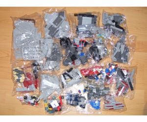 Lego komp. Star Wars 8039 Venator osztályú Köztársasági Harci Cirkáló 1218db ÚJ - kép 6