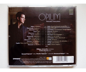 Philippe Jaroussky: Opium (Francia Dalok, 2009) - kép 2