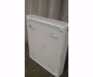 Acéllemez radiátor 2 soros 60*52cm légtelenítő szeleppel - kép 3