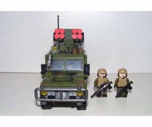 Lego swat katonai Hummer Humvee Jeep 270db + 2db katona új - kép 3