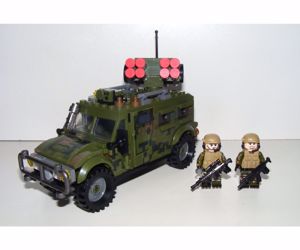 Lego swat katonai Hummer Humvee Jeep 270db + 2db katona új - kép 4