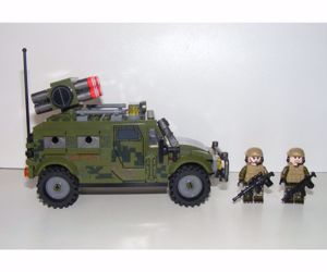 Lego swat katonai Hummer Humvee Jeep 270db + 2db katona új - kép 12