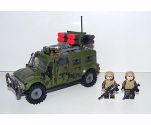 Lego swat katonai Hummer Humvee Jeep 270db + 2db katona új - kép 5