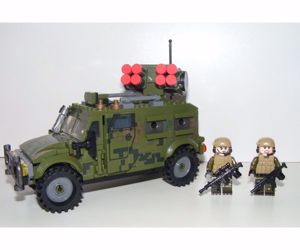 Lego swat katonai Hummer Humvee Jeep 270db + 2db katona új - kép 8