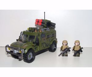 Lego swat katonai Hummer Humvee Jeep 270db + 2db katona új - kép 11