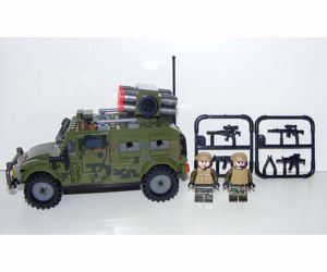 Lego swat katonai Hummer Humvee Jeep 270db + 2db katona új - kép 1