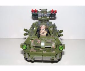 Lego Swat Modern Hadviselés brdm páncélozott felderítő tank + 3 katona új - kép 16