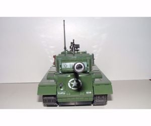 Lego 2. Világháborús Amerikai us Pershing Tank 13x36x15cm 1010db új - kép 8