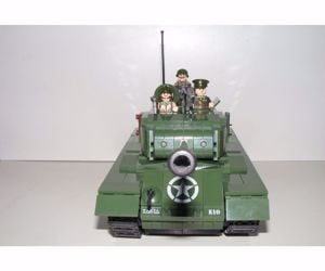 Lego 2. Világháborús Amerikai us Pershing Tank 13x36x15cm 1010db új - kép 14