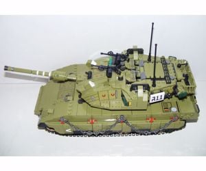 Lego Swat Modern Hadviselés Merkava Israeli tank 1750db +6 katona új - kép 5