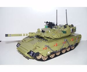 Lego Swat Modern Hadviselés Merkava Israeli tank 1750db +6 katona új - kép 6