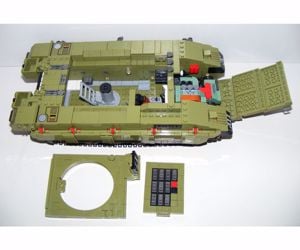 Lego Swat Modern Hadviselés Merkava Israeli tank 1750db +6 katona új - kép 14