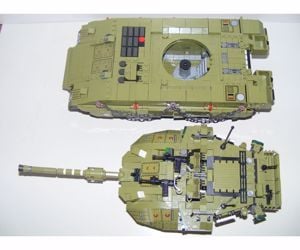 Lego Swat Modern Hadviselés Merkava Israeli tank 1750db +6 katona új - kép 4