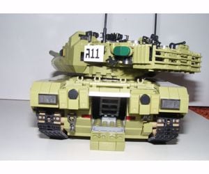 Lego Swat Modern Hadviselés Merkava Israeli tank 1750db +6 katona új - kép 10