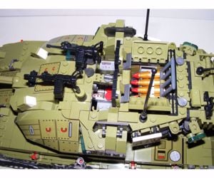 Lego Swat Modern Hadviselés Merkava Israeli tank 1750db +6 katona új - kép 11