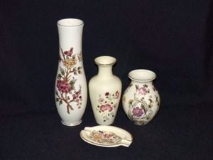 Zsolnay porcelán csomag váza hamutartó készlet - kép 2