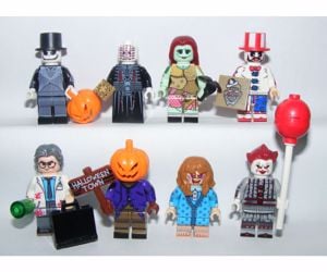 Lego Horror figurák Hellraiser Pennywise Ördögűző Halloween Skellington új - kép 1