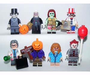 Lego Horror figurák Hellraiser Pennywise Ördögűző Halloween Skellington új - kép 2