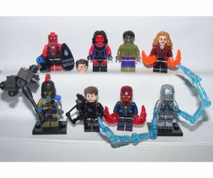 Lego Szuperhős figurák Gladiátor + Red Hulk + Vörös Boszorkány Whiplash - kép 2