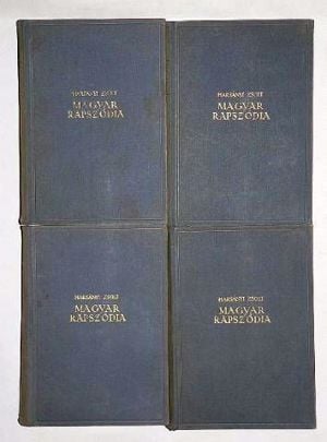 Harsányi Zsolt Magyar rapszódia I ii iii iv / könyv Singer és Wolfner kiadás