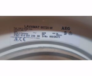Aeg lavamat 86720-w mosógép  motor eladó. - kép 3