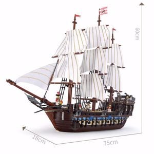 Lego Kalózok Pirates 10210 Imperial Flagship kalóz birodalmi hajó 1664db Lepin új - kép 14