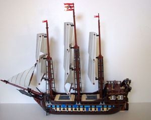 Lego Kalózok Pirates 10210 Imperial Flagship kalóz birodalmi hajó 1664db Lepin új - kép 12