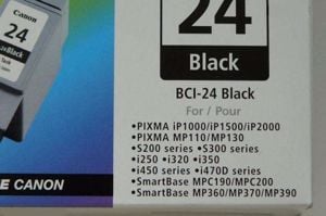 Canon bci-24b , bci24 , canon bci-24 fekete  eredeti tintapatron 1.824.-ft Canon bci-24 Black - kép 2