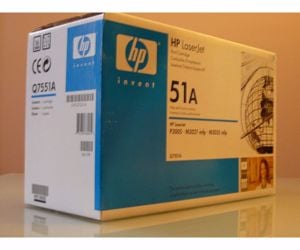 Hp Q7551A eredeti nyomtató toner , Hp Q7551, Hp 7551A , Hp 7551 , 51A toner = 15.240-Ft - kép 2