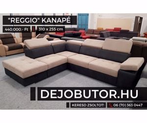 Reggio nagy sarok kanapé ülőgarnitúra 255x310 cm ágyazható ágyneműtartós relax modell 75 színben 