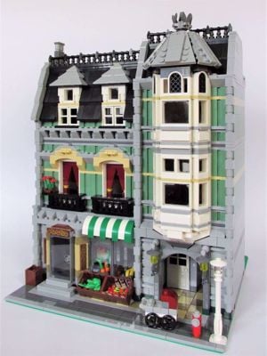 Lego komp. Creator 10185 Green Grocer 2352db Moduláris Ház Lepin új - kép 1