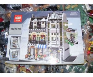 Lego komp. Creator 10185 Green Grocer 2352db Moduláris Ház Lepin új - kép 2