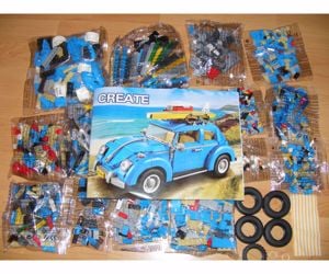 Lego komp. Creator 10252 Bogár vw Beetle 1167db új - kép 3