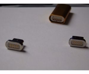 Mágneses micro USB töltő adapter+2 db mágneses fej 2,4 Amper ingyenes postázással eladó - kép 3