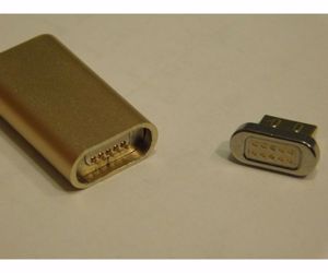 Mágneses micro USB töltő adapter+2 db mágneses fej 2,4 Amper ingyenes postázással eladó - kép 8