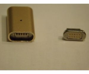 Mágneses micro USB töltő adapter+2 db mágneses fej 2,4 Amper ingyenes postázással eladó - kép 4