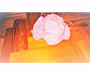 2 évesre 52 cm tüneményes csillogó köves hímzett virágos kalap sapka sapi - kép 5