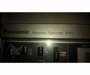 Panasonic R560 elektronikus írógép, villanyírógép - kép 5