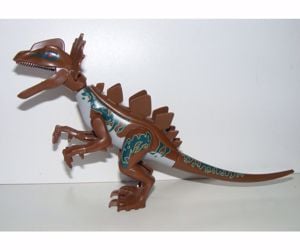 Lego Jurassic World dinoszaurusz figura dínó Nagy Dilophosaurus 27cm új