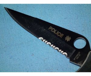 Új!!! Dobozos Spyderco Police full fém nr.1 - kép 8