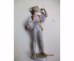 18 cm-es porcelán Ludas Matyi figura eladó! - kép 7