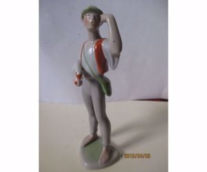 18 cm-es porcelán Ludas Matyi figura eladó! - kép 4