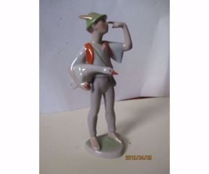 18 cm-es porcelán Ludas Matyi figura eladó! - kép 2