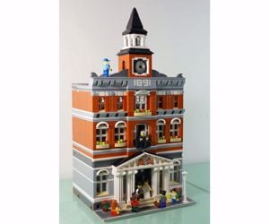 Lego komp. Creator 10224 Városháza Town Hall 2900db Lepin új - kép 5